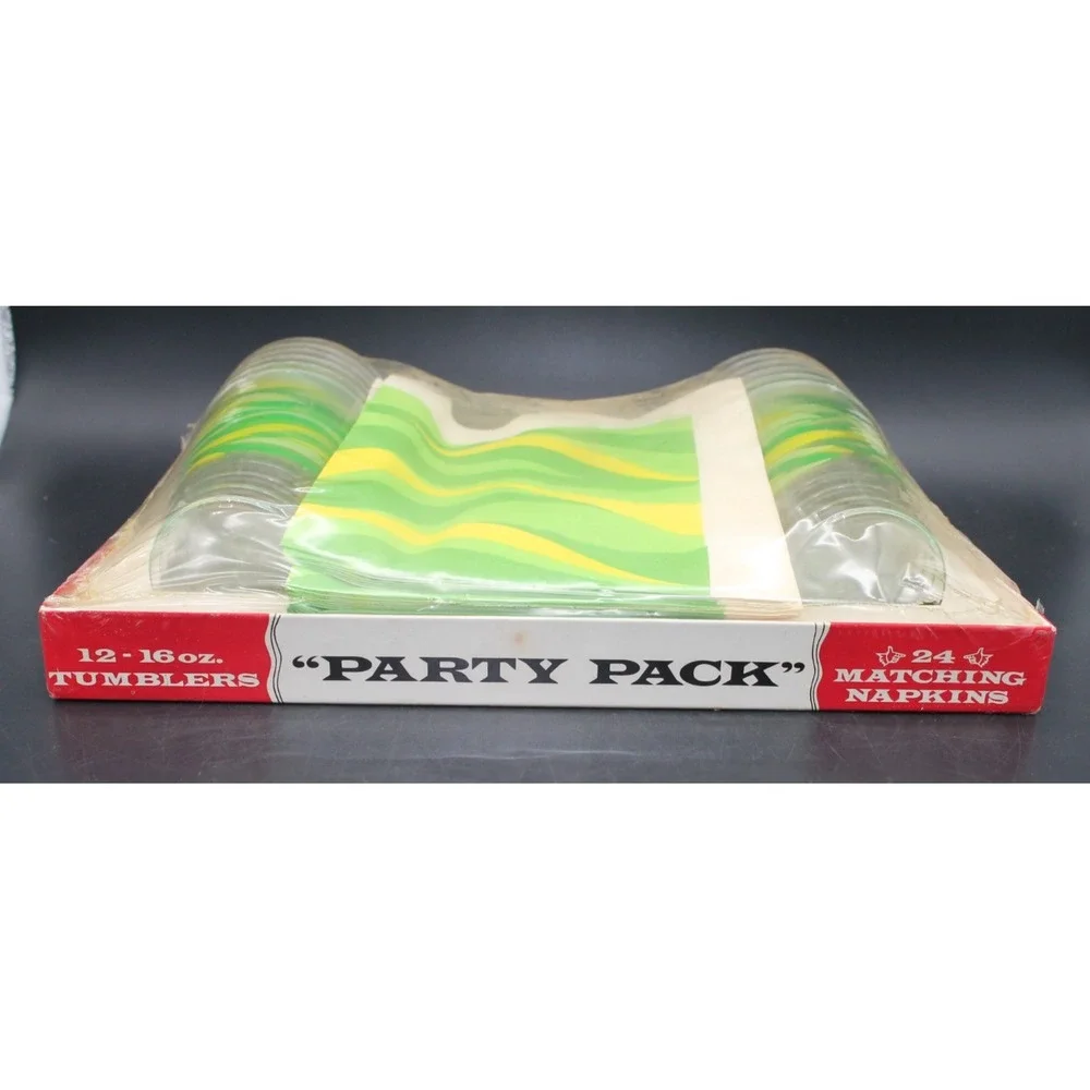 Vintage Dixie Cold Drink Cups Lot Paper Maid Party Set 9oz 16oz New & Opened